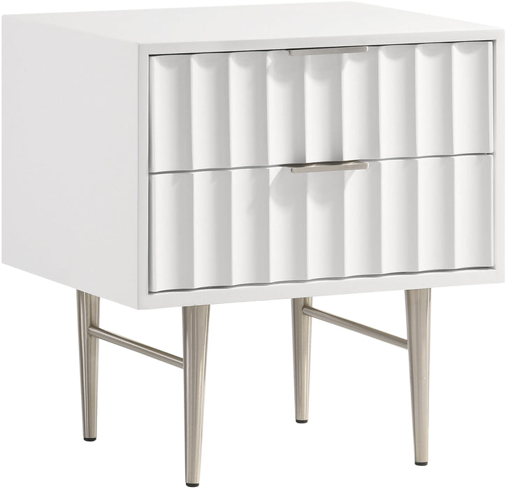 Modernist Gloss Night Stand - Sterling House Interiors