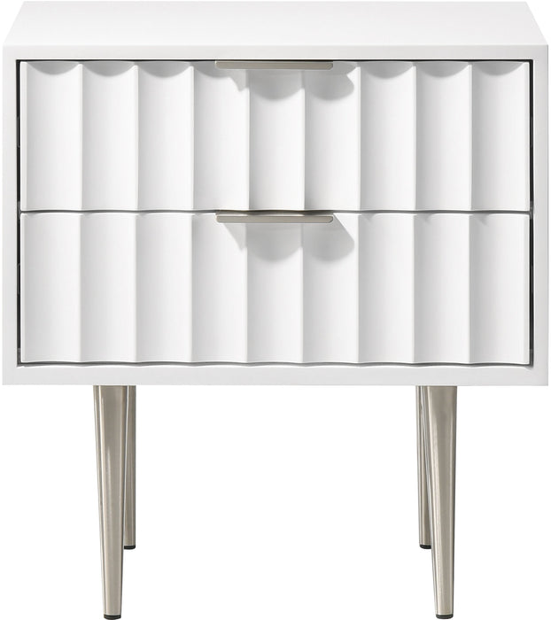 Modernist Gloss Night Stand - Sterling House Interiors