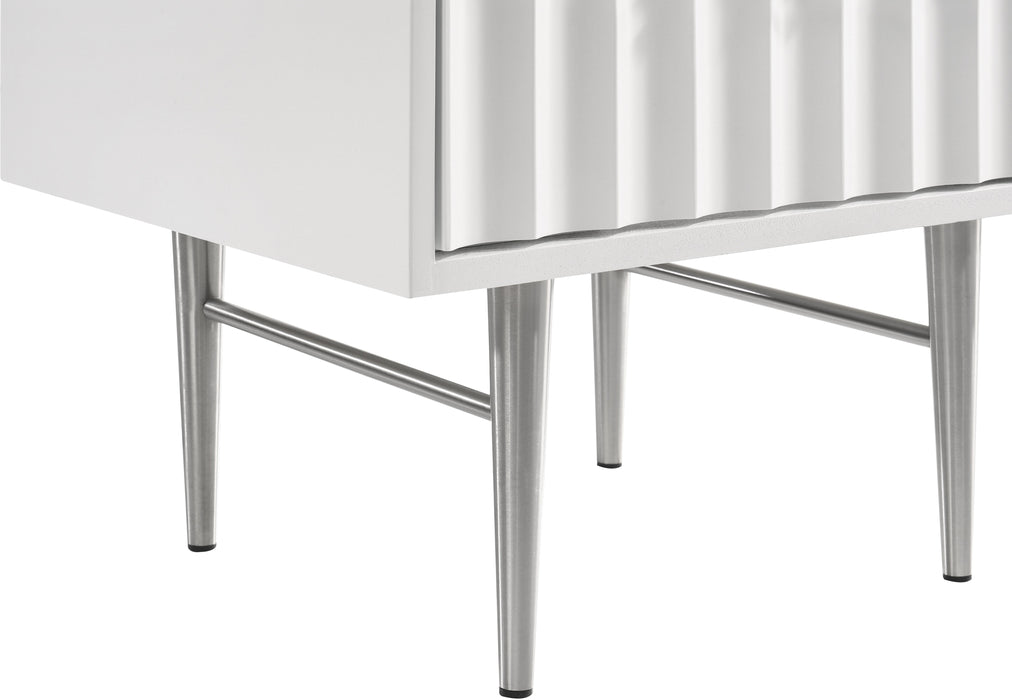 Modernist Gloss Night Stand - Sterling House Interiors