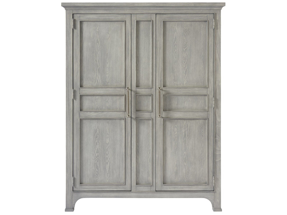 Escape Wide Utility Cabinet Pearl Silver