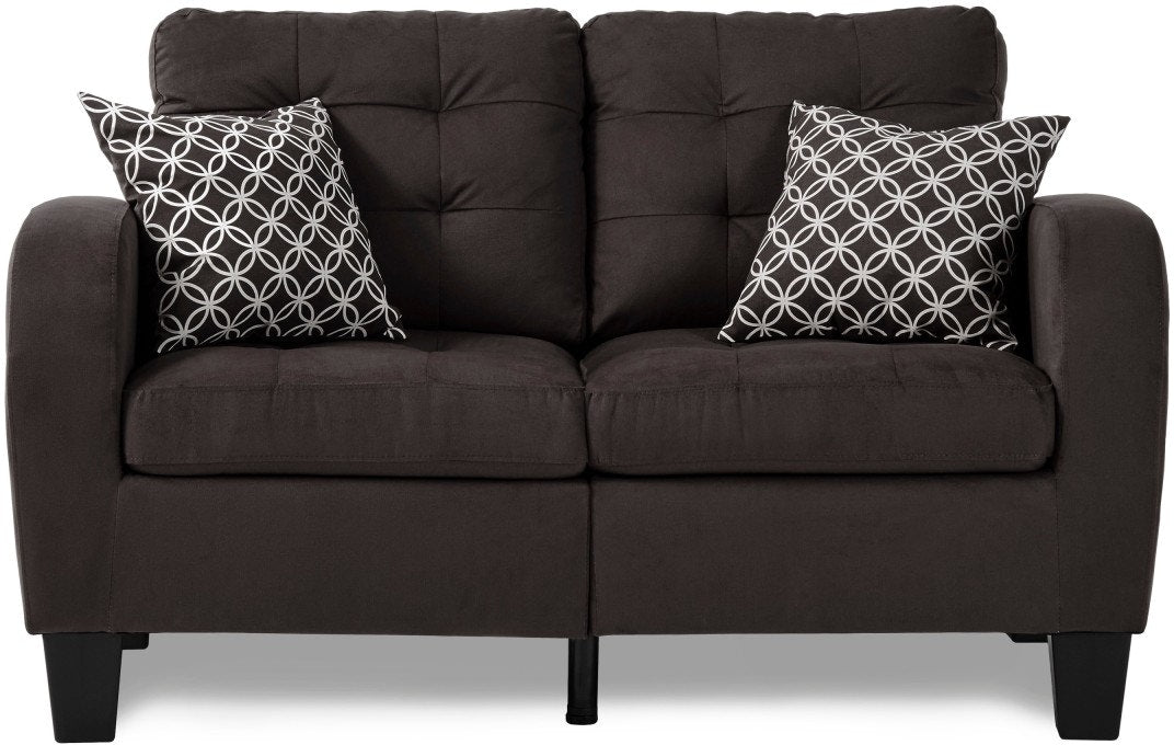 Sinclair Love Seat - Chocolate