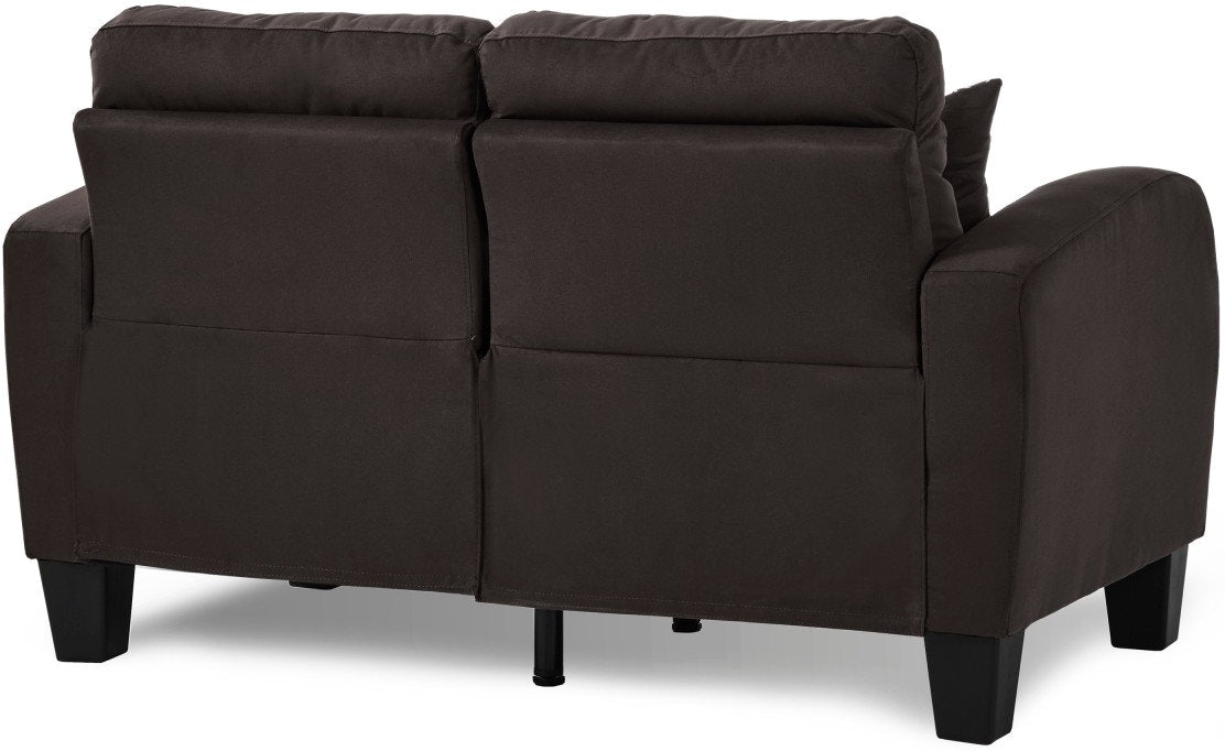 Sinclair Love Seat - Chocolate