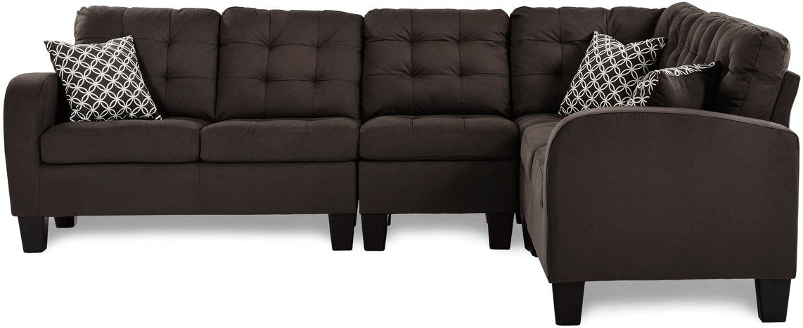 Sinclair Reversible Sectional - Chocolate