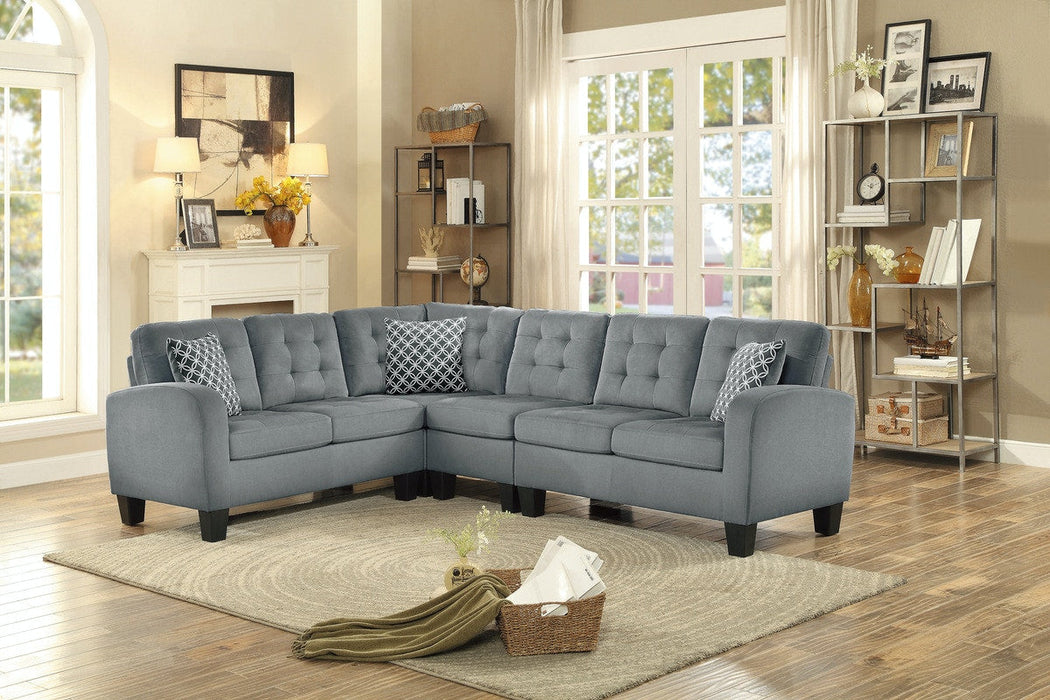 Sinclair Reversible Sectional - Gray