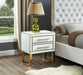 Gigi White Side Table - Sterling House Interiors