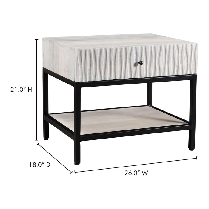 Faceout Nightstand White