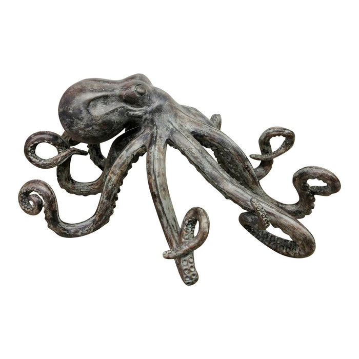 Octopus Statue Gray