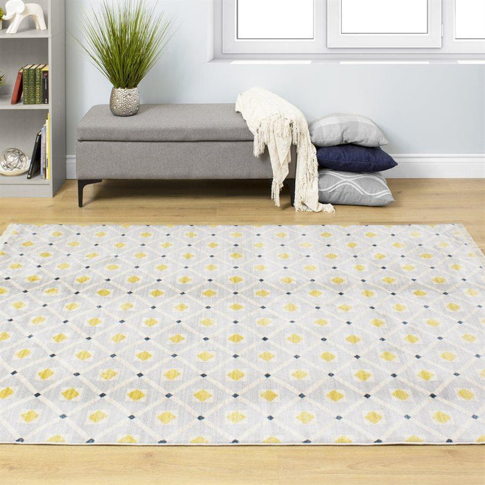 Promenade Dotted Trellis Rug - Sterling House Interiors