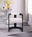 Regency White Faux Leather Dining Chair - Sterling House Interiors