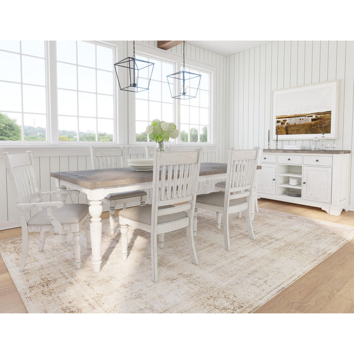 Valley Ridge Leg Table White