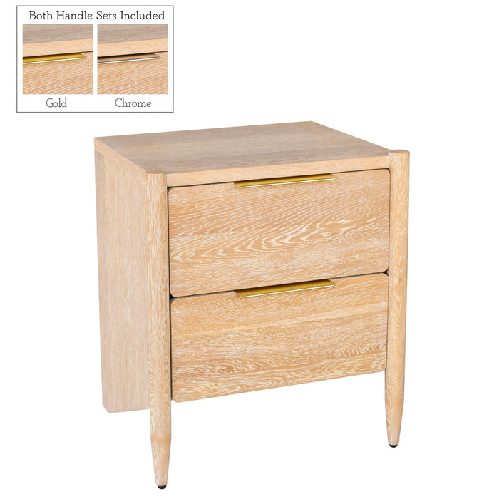 Oakwood White Oak Night Stand - Sterling House Interiors