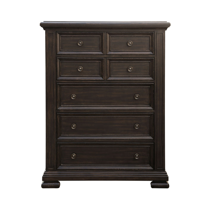 Sequoia 5 Drawer Chest Brown