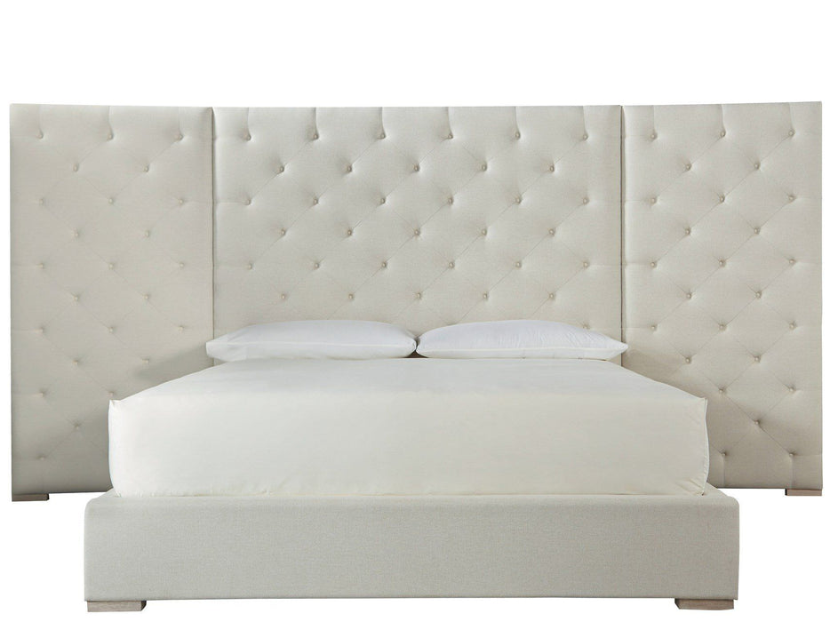 Modern Brando Bed with Panels White