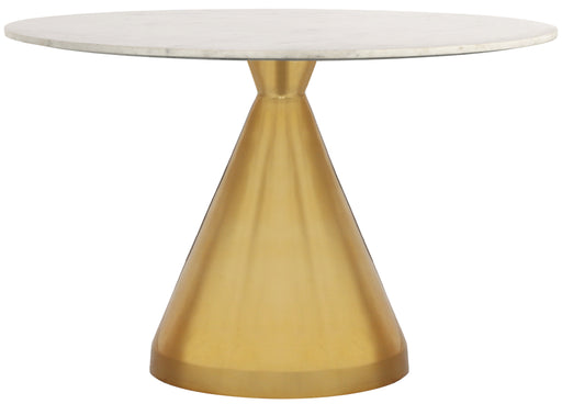 Emery White Marble Dining Table - Sterling House Interiors