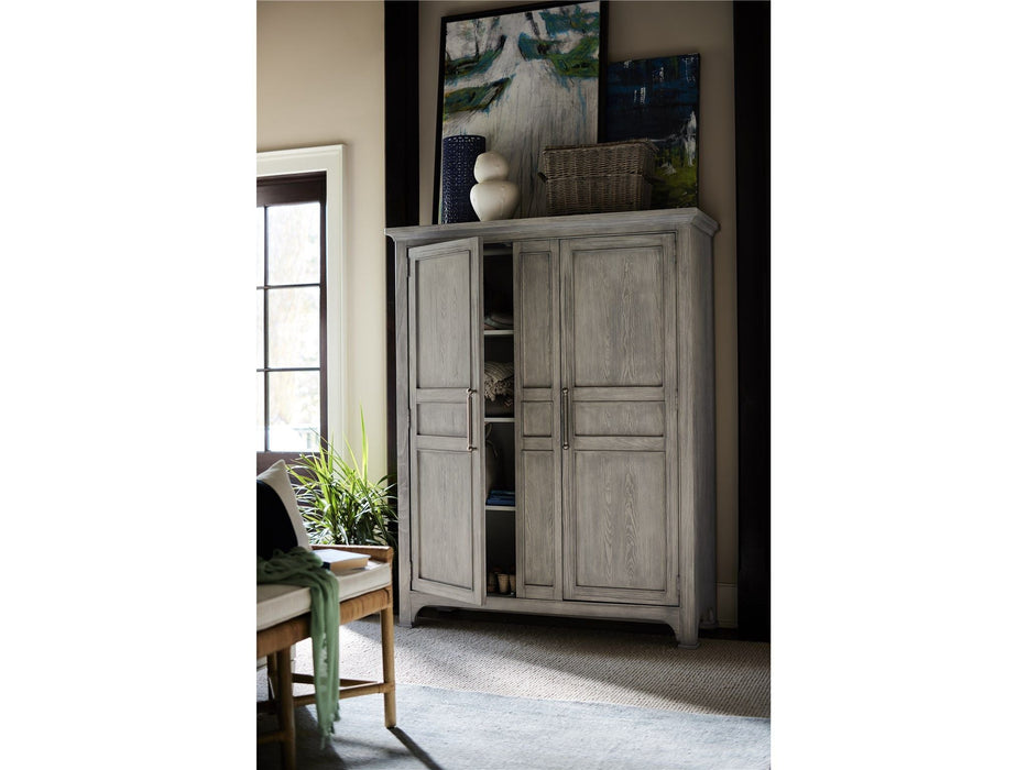 Escape Wide Utility Cabinet Pearl Silver