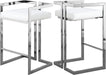 Ezra Faux Leather Stool - Sterling House Interiors