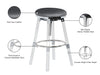 Venus Faux Leather Adjustable Stool - Sterling House Interiors