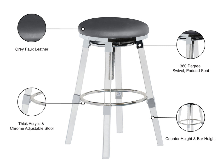 Venus Faux Leather Adjustable Stool - Sterling House Interiors