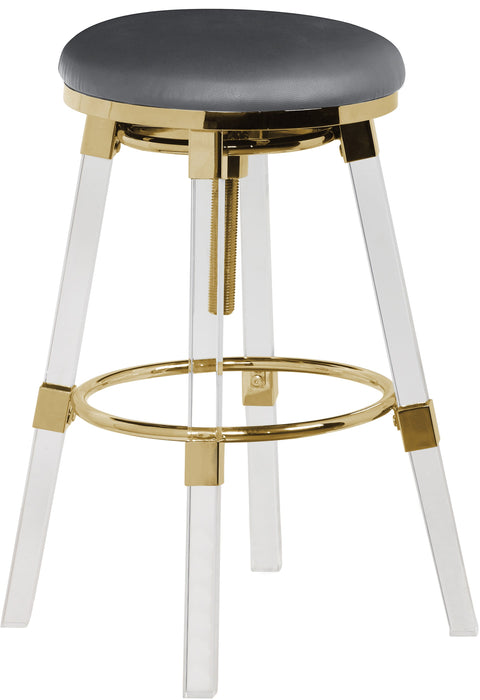 Venus Faux Leather Adjustable Stool - Sterling House Interiors