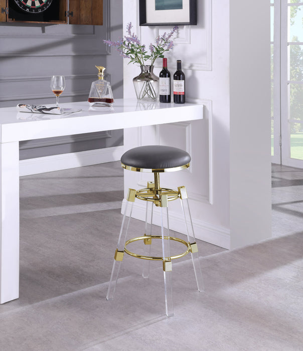 Venus Faux Leather Adjustable Stool - Sterling House Interiors