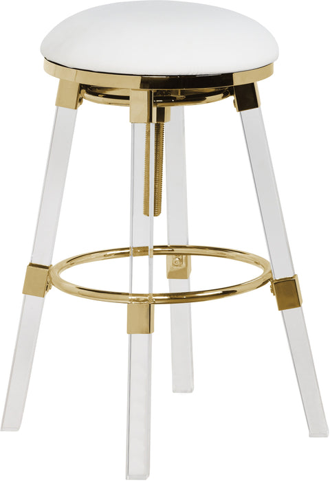 Venus Faux Leather Adjustable Stool - Sterling House Interiors