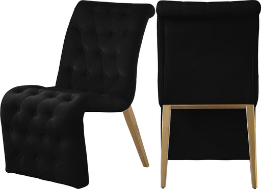 Curve Velvet Dining Chair - Sterling House Interiors