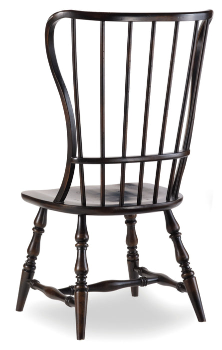 Sanctuary Spindle Side Chair Ebony
