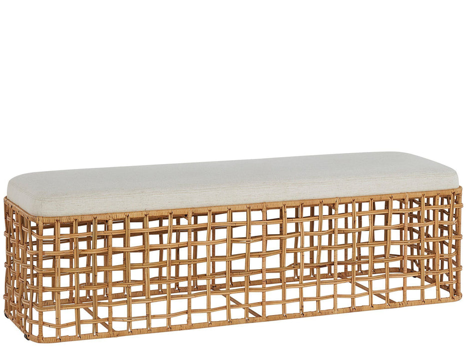 Getaway Rattan Bench Light Brown