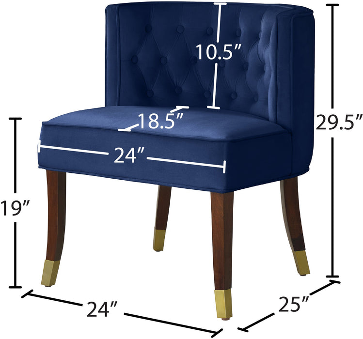 Perry Velvet Dining Chair - Sterling House Interiors