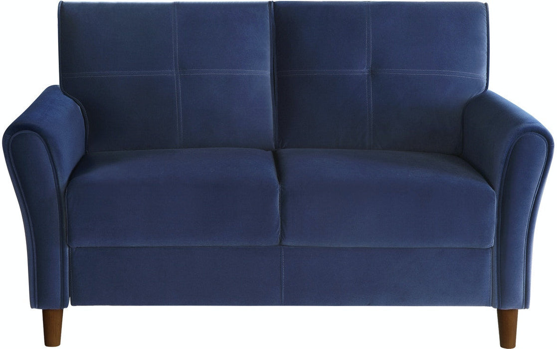 Dunleith  Love Seat - Blue