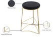 Tres Velvet Counter Stool - Sterling House Interiors
