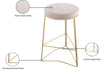 Tres Velvet Counter Stool - Sterling House Interiors