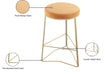Tres Velvet Counter Stool - Sterling House Interiors