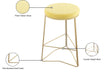 Tres Velvet Counter Stool - Sterling House Interiors