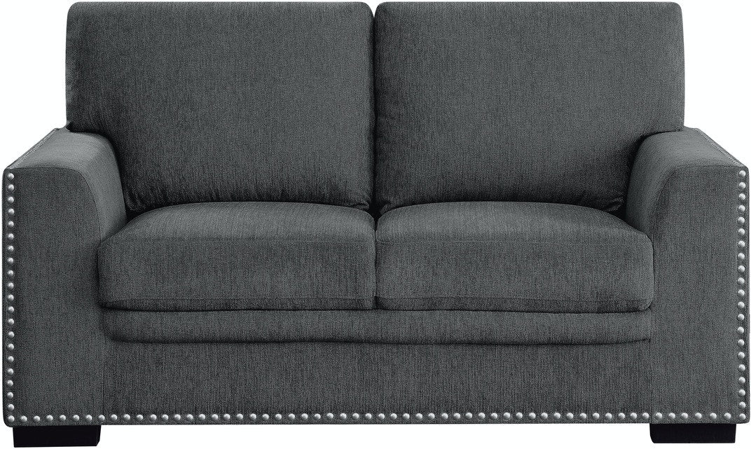 Morelia Love Seat - Charcoal