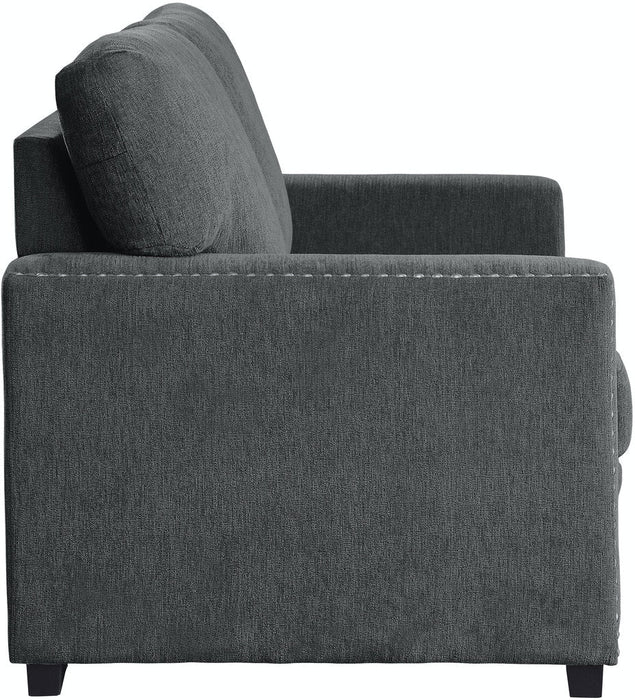 Morelia Love Seat - Charcoal