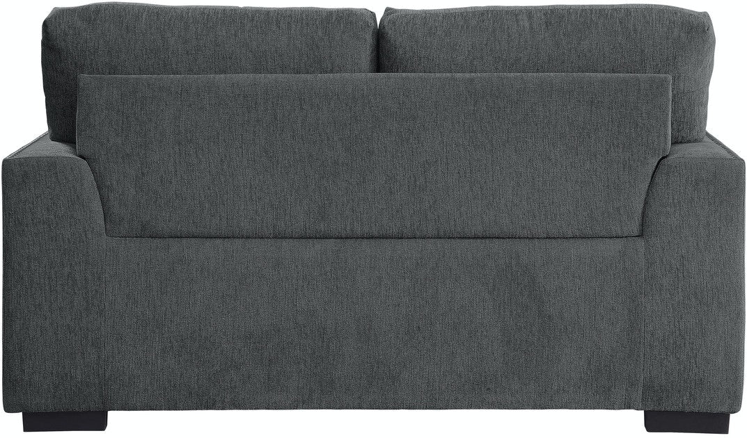 Morelia Love Seat - Charcoal