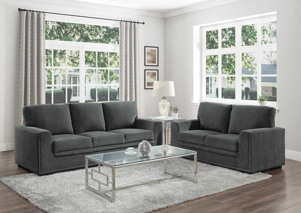 Morelia Love Seat - Charcoal