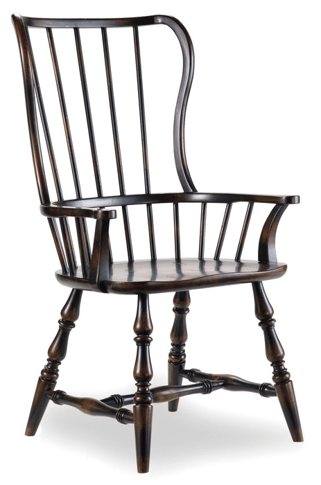 Sanctuary Spindle Arm Chair Ebony