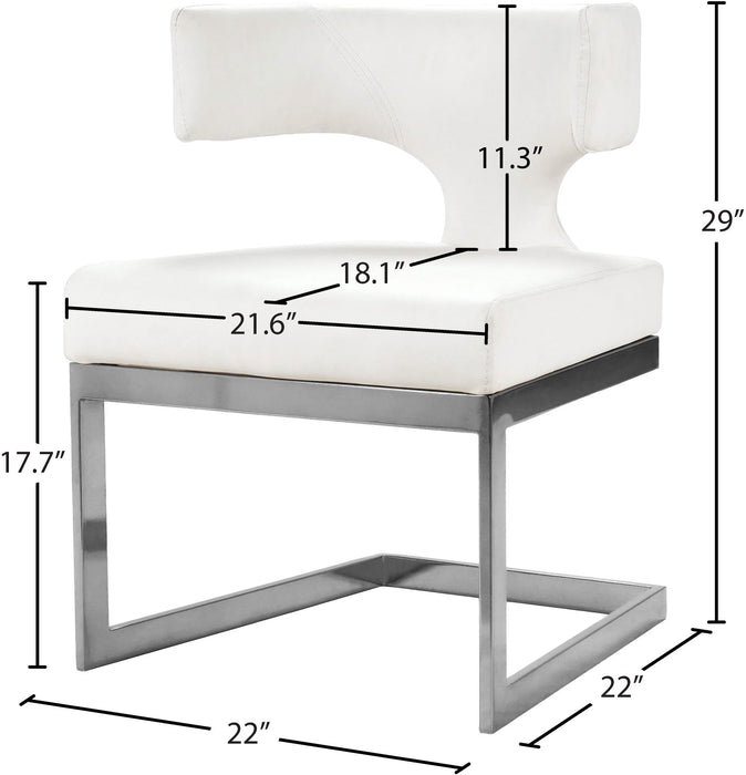 Alexandra Faux Leather Dining Chair - Sterling House Interiors