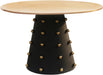 Raven Black / Gold Dining Table - Sterling House Interiors