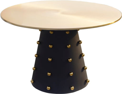 Raven Black / Gold Dining Table - Sterling House Interiors