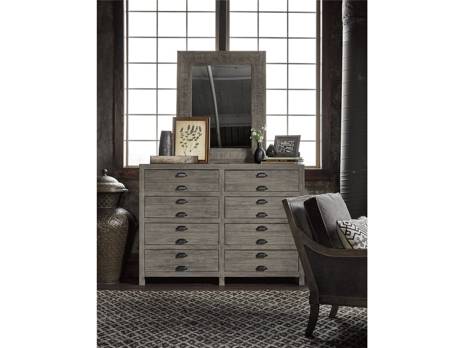 Curated Gilmore Drawer Dresser Dark Gray