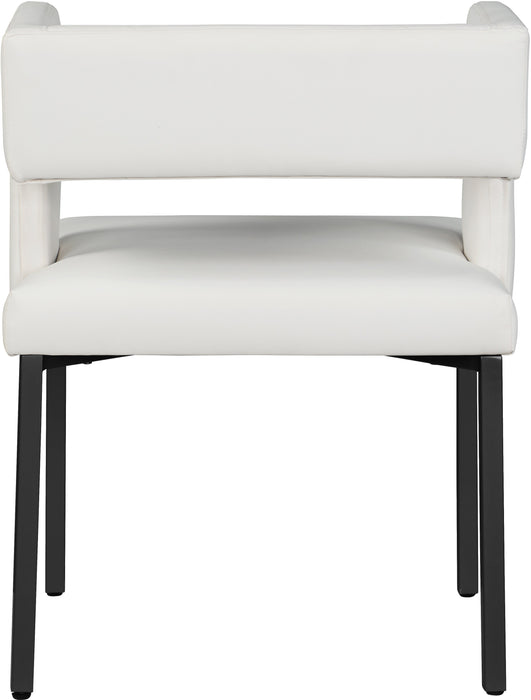 Caleb Faux Leather Dining Chair - Sterling House Interiors