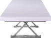 Excel White Lacquer Extendable Dining Table (3 Boxes) - Sterling House Interiors