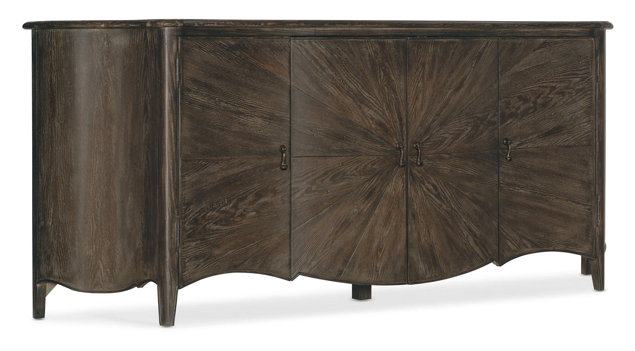 Traditions Entertainment Console Dark Brown