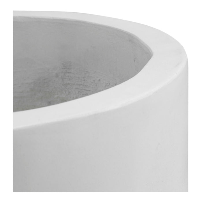 Everest Round Planter White