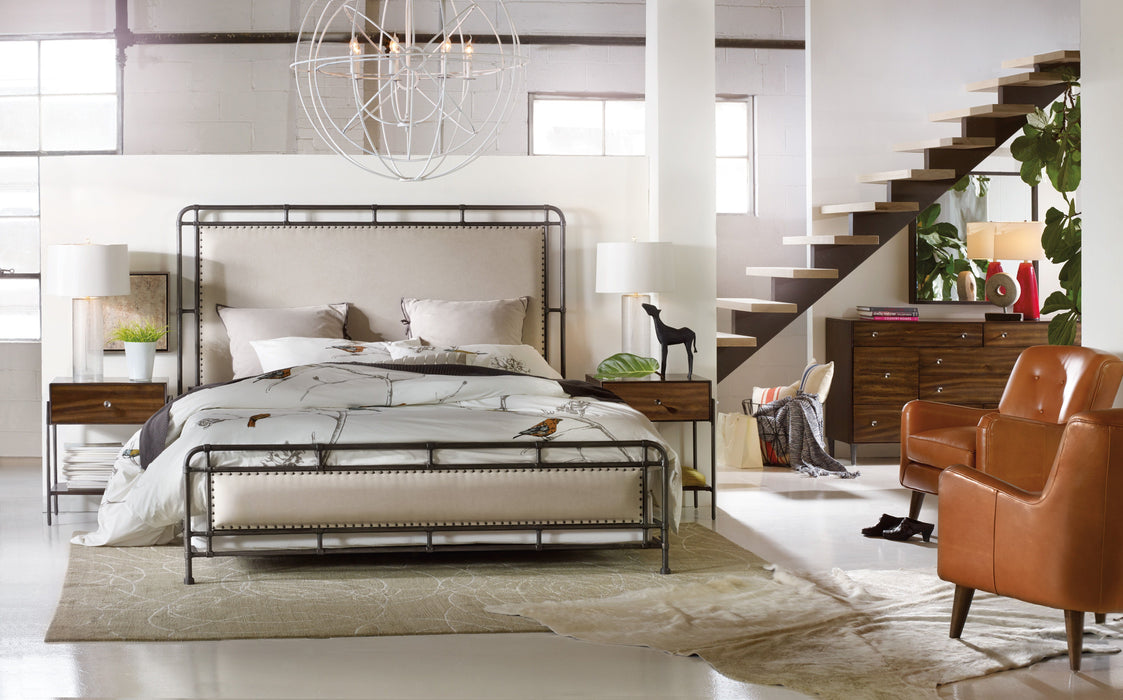 Studio 7H Slumbr Metal Upholstered Bed