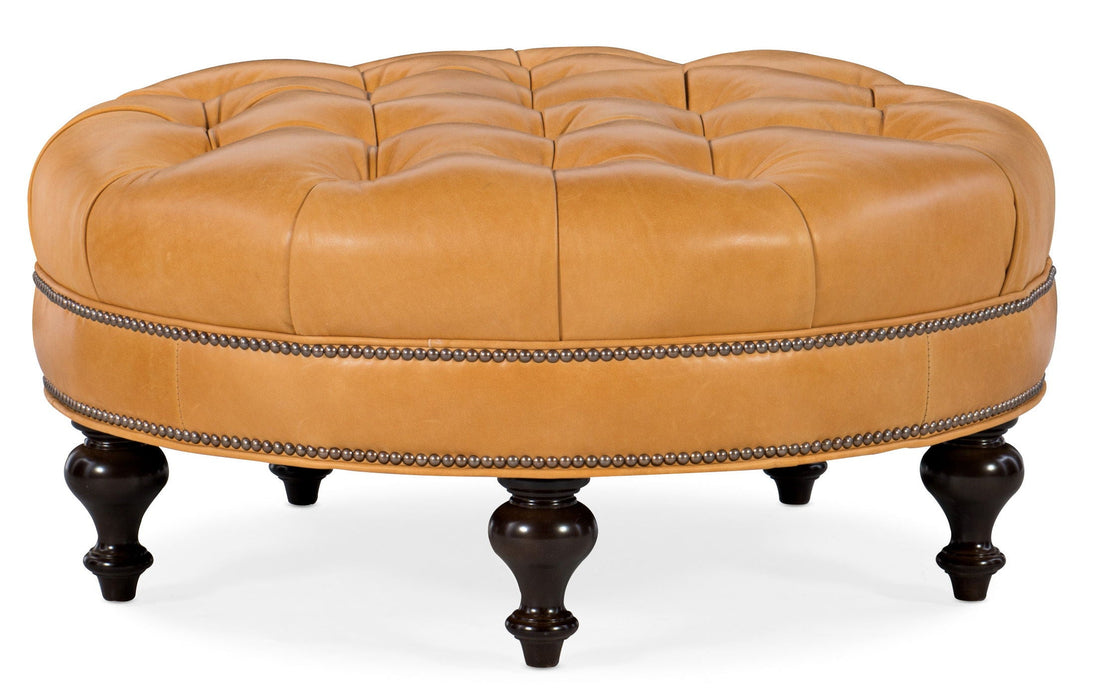 Well-Rounded Tufted Round Ottoman