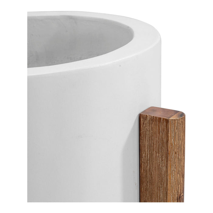 Everest Round Planter White